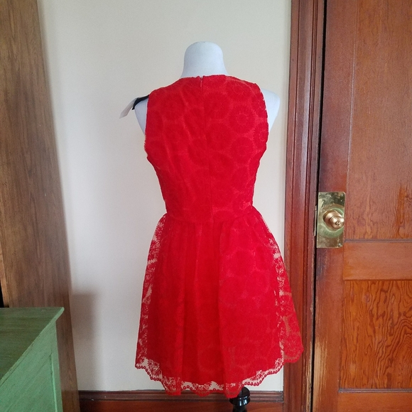 Zara red sheath party dress - Picture 4 of 13